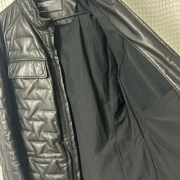 Porsche Design Fashion P'1000 Leather Jacket Size XL